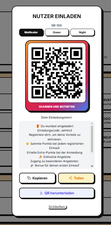 QR del comercio